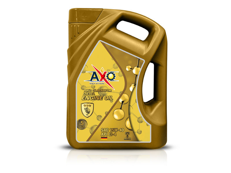 AXO GLADIATOR Heavy Duty Diesel Engine Oil – API CI-4 SAE 15W40